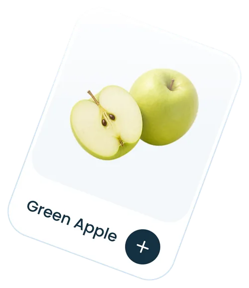 Apple — a product card in Yum Hunt